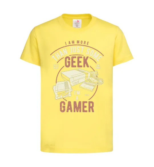 Детская футболка Geek Gamer Лимонный фото