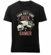 Чоловіча преміум футболка Geek Gamer Чорний фото