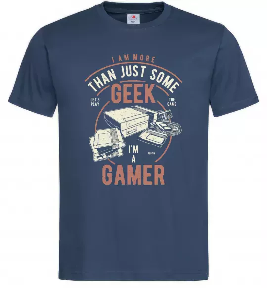 Мужская футболка Geek Gamer Темно-синий фото