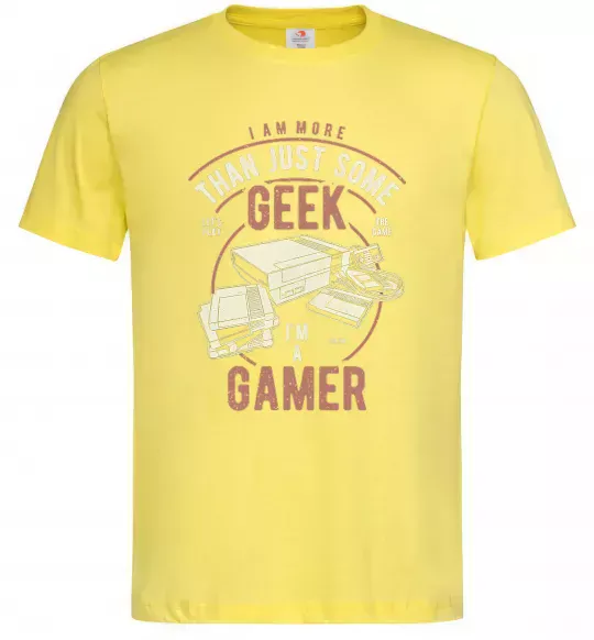 Мужская футболка Geek Gamer Лимонный фото