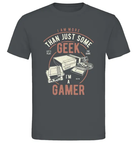 Мужская футболка Geek Gamer Графит фото