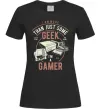 Жіноча футболка Geek Gamer Чорний фото