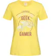 Жіноча футболка Geek Gamer Лимонний фото