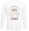 Реглан Geek Gamer Білий фото