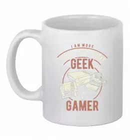 Чашка керамическая Gamer starter pack Белый фото