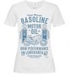 Женская футболка Gasoline Motor Oil Белый фото