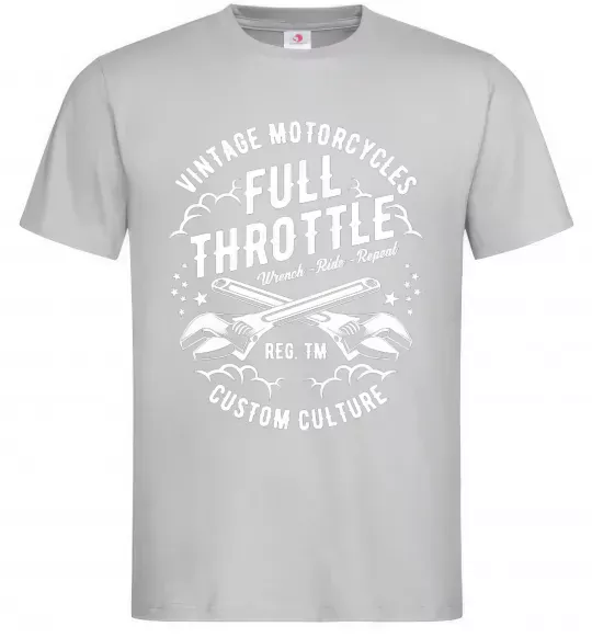 Мужская футболка Full Throttle Серый фото