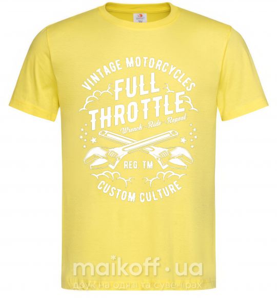 Чоловіча футболка Full Throttle Лимонний фото