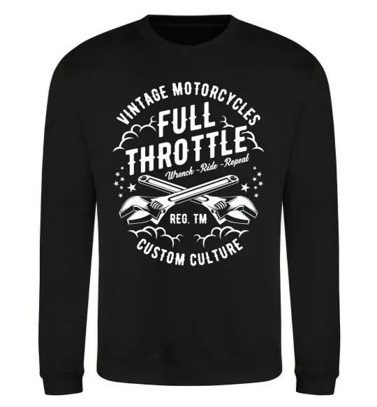 Світшот Full Throttle Чорний фото