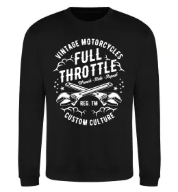 Світшот Full Throttle Чорний фото