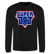 Свитшот Super Dad красный с синим Черный фото