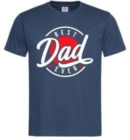Мужская футболка Best dad ever в кругу