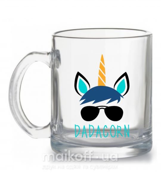 Чашка стеклянная Dadacorn Прозрачный фото