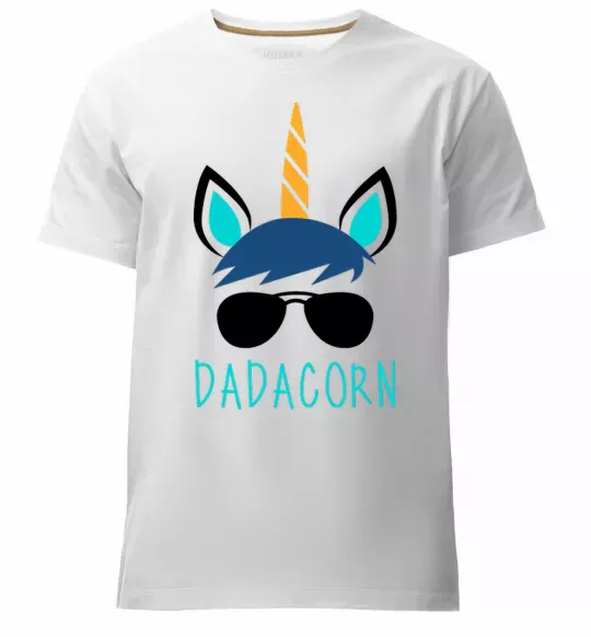 Мужская премиум футболка Dadacorn Белый фото