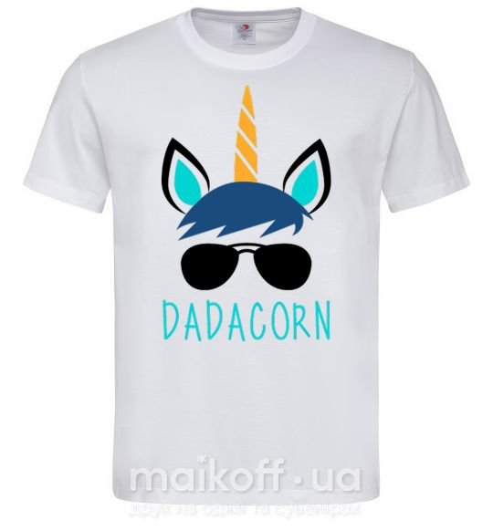 Чоловіча футболка Dadacorn Білий фото