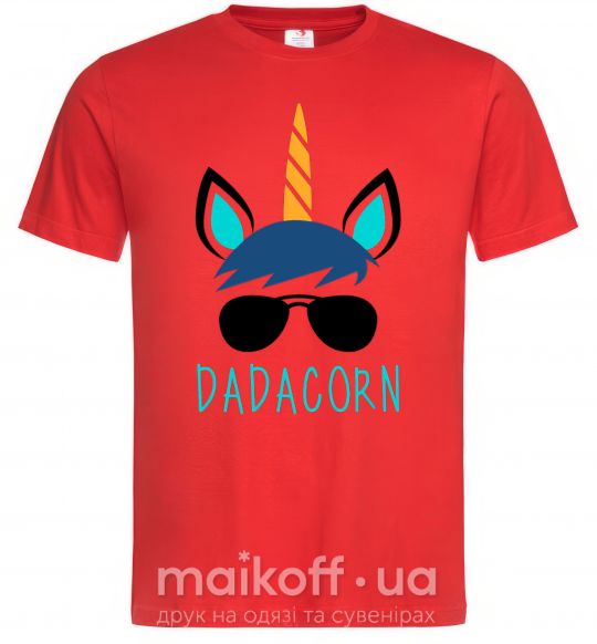 Чоловіча футболка Dadacorn Червоний фото