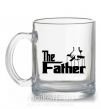 Чашка стеклянная The father Прозрачный фото