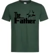 Чоловіча футболка The father Темно-зелений фото