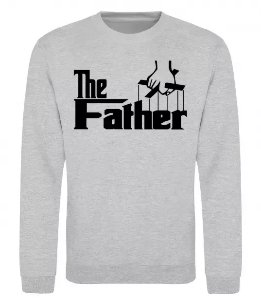 Світшот The father Сірий меланж фото