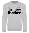 Світшот The father Сірий меланж Світшот The father Сірий меланж фото