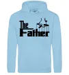 Чоловіча толстовка (худі) The father Блакитний фото