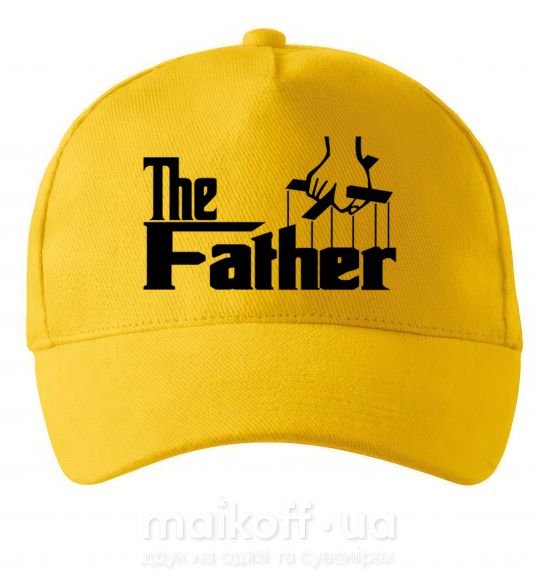 Кепка The father Сонячно жовтий фото