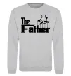 Свитшот The father Серый меланж фото