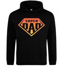 Мужская толстовка (худи) Super dad red Мужская толстовка (худи) Super dad red