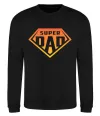 Свитшот Super dad red Черный Свитшот Super dad red Черный фото