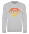 Свитшот Super dad red Серый меланж Свитшот Super dad red Серый меланж фото