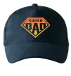 Кепка Super dad red Темно-синий фото