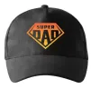Кепка Super dad red Черный фото