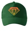 Кепка Super dad red Темно-зеленый фото