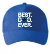 Кепка Best dad ever звезда Ярко-синий Кепка Best dad ever звезда Ярко-синий фото