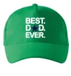 Кепка Best dad ever звезда Зеленый Кепка Best dad ever звезда Зеленый фото