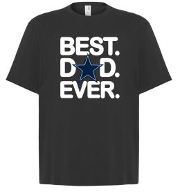 Футболка Оверсайз Best dad ever звезда