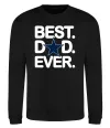Свитшот Best dad ever звезда Черный Свитшот Best dad ever звезда Черный фото