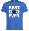 Мужская футболка Best dad ever звезда Ярко-синий Мужская футболка Best dad ever звезда Ярко-синий фото