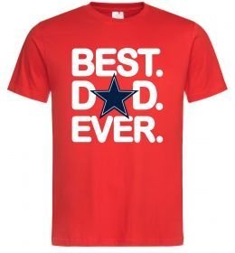 Чоловіча футболка Best dad ever звезда Чоловіча футболка Best dad ever звезда