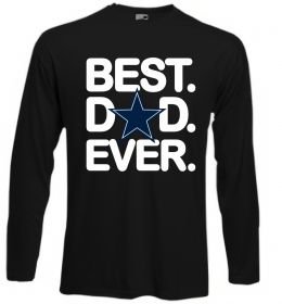 Лонгслив Best dad ever звезда