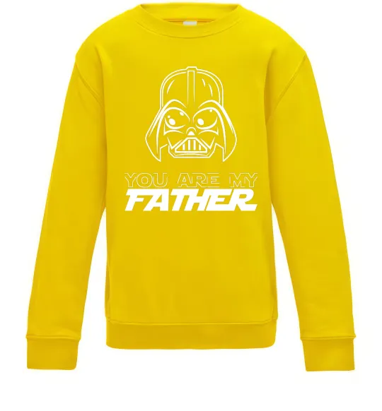 Дитячий світшот You are my father Darth Сонячно жовтий фото
