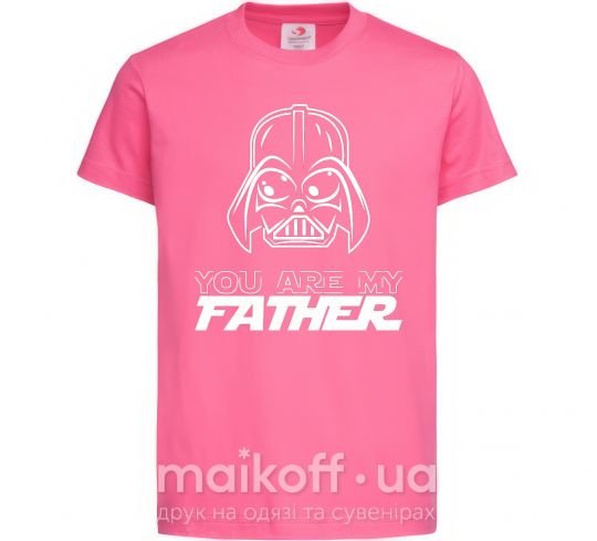Дитяча футболка You are my father Darth Яскраво-рожевий фото