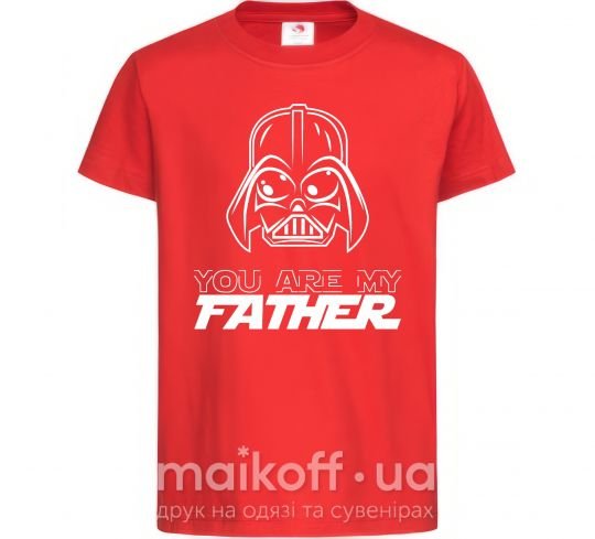 Детская футболка You are my father Darth Красный фото