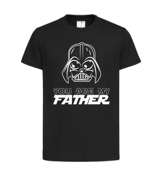 Детская футболка You are my father Darth Черный фото