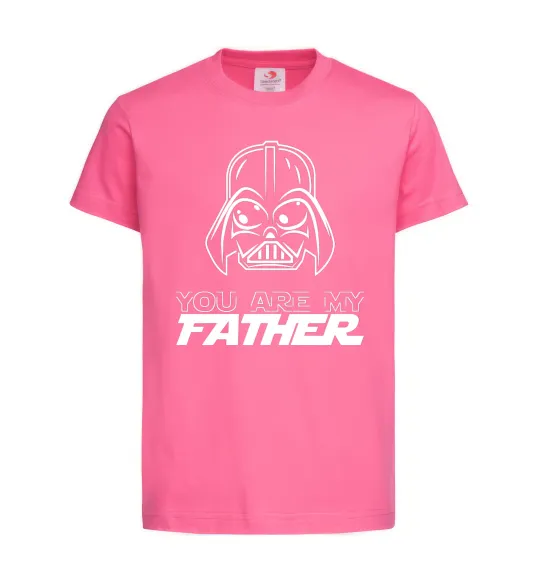 Детская футболка You are my father Darth Ярко-розовый фото