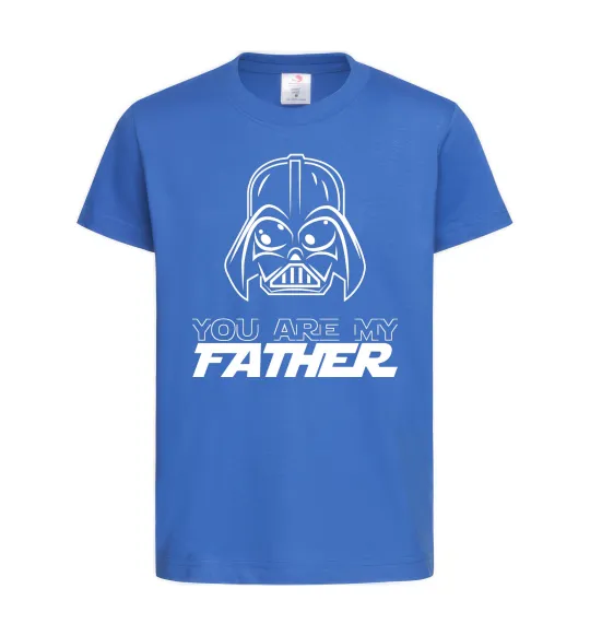 Детская футболка You are my father Darth Ярко-синий фото