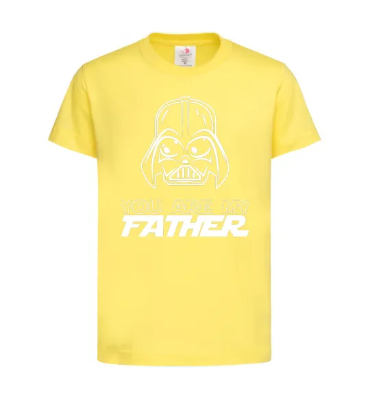 Детская футболка You are my father Darth Лимонный фото