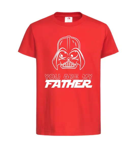Детская футболка You are my father Darth Красный фото