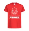 Детская футболка You are my father Darth Красный фото