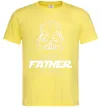 Мужская футболка Best father ever Darth Лимонный фото